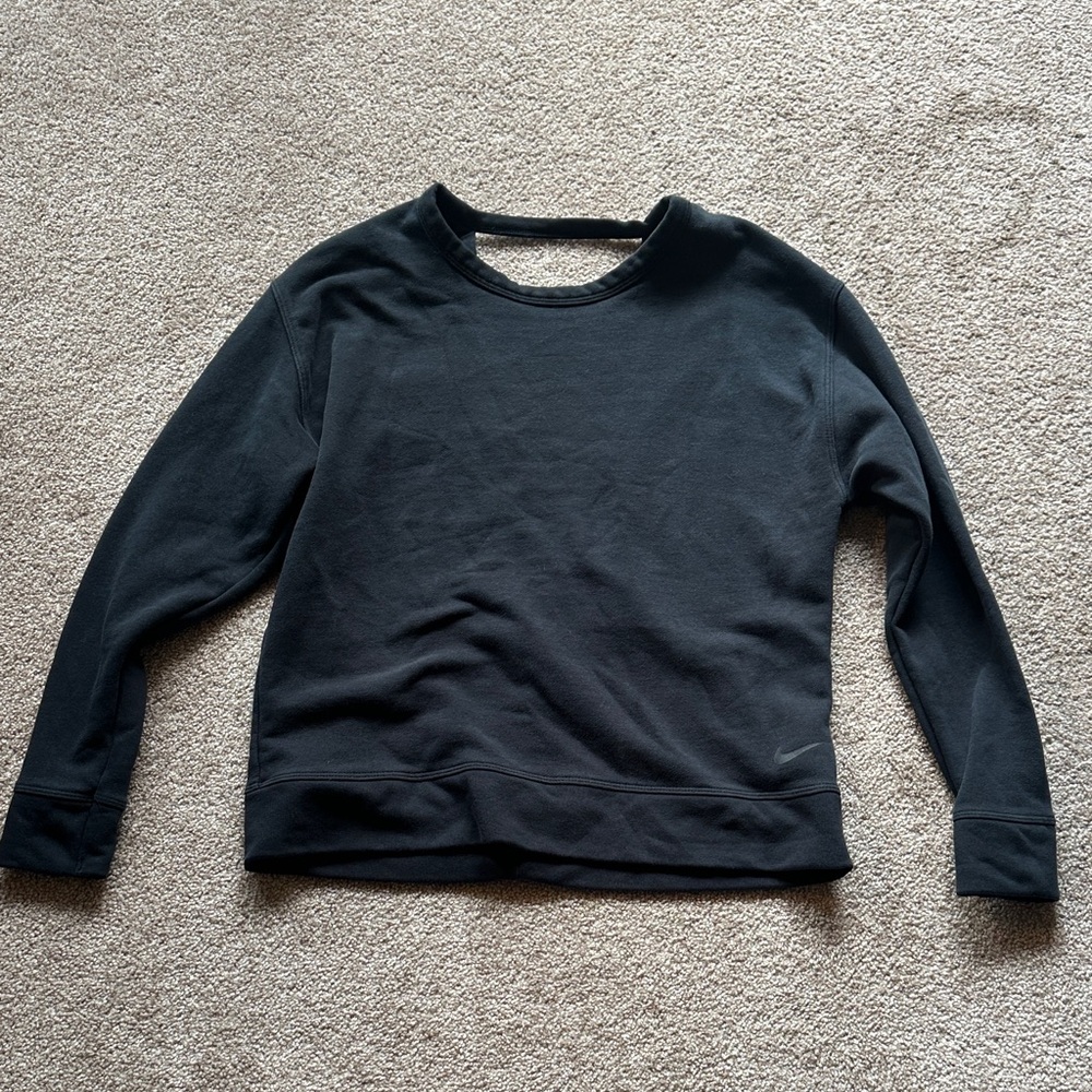 Nike Black Deep V-Neck Sweatshirt